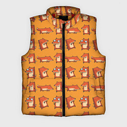 Мужской жилет Лисички - такие лисички, цвет: 3D-красный