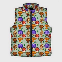 Мужской жилет Грибы Стардью, цвет: 3D-красный