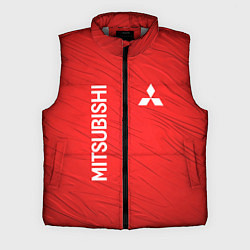 Мужской жилет Mitsubishi sport - абстракция, цвет: 3D-светло-серый