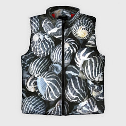 Мужской жилет Паттерн из океанских ракушек, цвет: 3D-красный