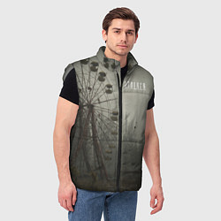 Мужской жилет STALKER Колесо Обозрения, цвет: 3D-светло-серый — фото 2