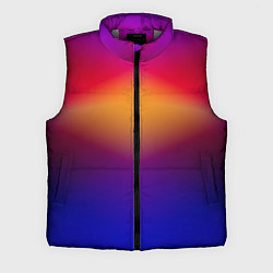 Мужской жилет Красно-синий градиентный узор