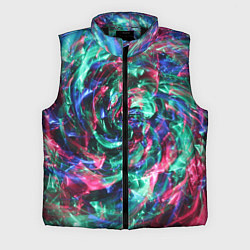 Мужской жилет Цветной круговорот, цвет: 3D-черный