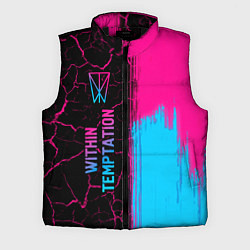 Мужской жилет Within Temptation - neon gradient: по-вертикали