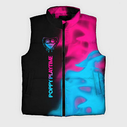 Мужской жилет Poppy Playtime - neon gradient: по-вертикали, цвет: 3D-черный