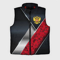 Мужской жилет Red & black Russia, цвет: 3D-красный