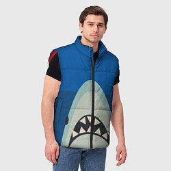 Мужской жилет Монстр Океана, цвет: 3D-красный — фото 2