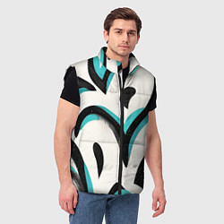 Мужской жилет Узоры в стиле граффити, цвет: 3D-черный — фото 2