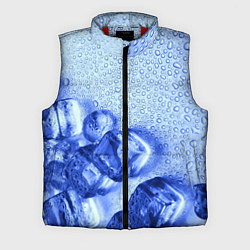 Мужской жилет Кубики льда и капли воды