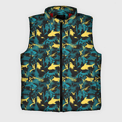 Мужской жилет Акулы разноцветные, цвет: 3D-красный