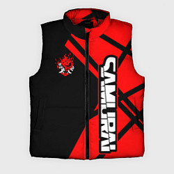Мужской жилет Cyberpunk 2077 - Надпись Samurai