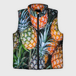 Мужской жилет Фон из ананасов