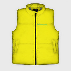 Мужской жилет Киберпанк - Лого Дэвида, цвет: 3D-светло-серый