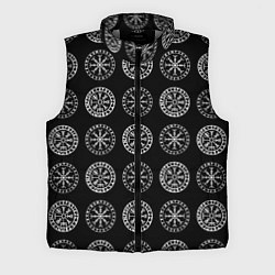 Мужской жилет Vegvisir and Aegishjalmur Helm of Awe Black