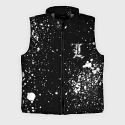 Мужской жилет Тетрадь смерти брызги, цвет: 3D-светло-серый
