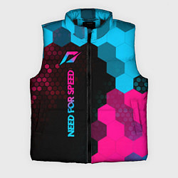 Мужской жилет Need for Speed - neon gradient: по-вертикали