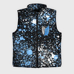 Мужской жилет Attack on Titan paint, цвет: 3D-светло-серый