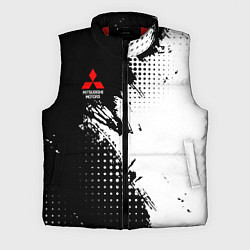 Мужской жилет Mitsubishi - черно-белая абстракция