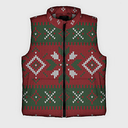 Мужской жилет Вязаный орнамент
