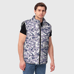 Мужской жилет Камуфляж ACUpat серый пиксель, цвет: 3D-светло-серый — фото 2