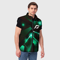 Мужской жилет Need for Speed разлом плит, цвет: 3D-черный — фото 2
