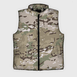 Мужской жилет Камуфляж Multicam, цвет: 3D-черный