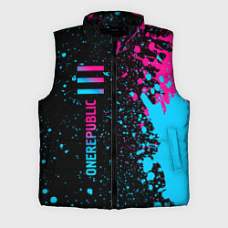 Мужской жилет OneRepublic - neon gradient: по-вертикали