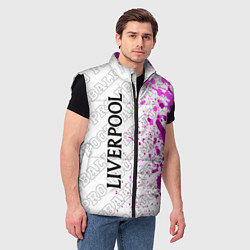 Мужской жилет Liverpool pro football: по-вертикали, цвет: 3D-черный — фото 2
