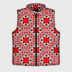 Мужской жилет Белорусская вышивка - орнамент, цвет: 3D-светло-серый