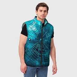 Мужской жилет Halloween паутина, цвет: 3D-светло-серый — фото 2
