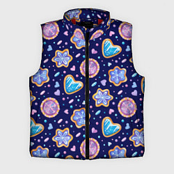 Мужской жилет Новогоднее печение, цвет: 3D-красный