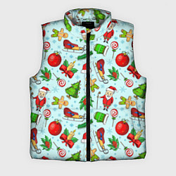 Мужской жилет Новогодний паттерн