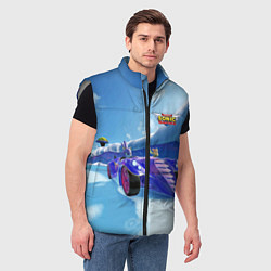 Мужской жилет Blaze the Cat - Team Sonic racing, цвет: 3D-светло-серый — фото 2