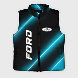 Мужской жилет Ford неоновые лампы, цвет: 3D-черный