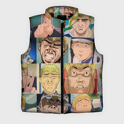 Мужской жилет Лицо ГТО, цвет: 3D-черный