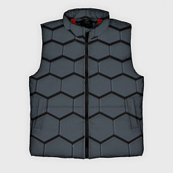 Мужской жилет Металлическая серая броня
