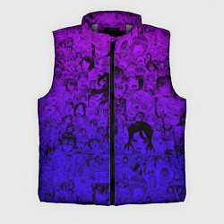 Мужской жилет Ахегао яркий градиент, цвет: 3D-светло-серый