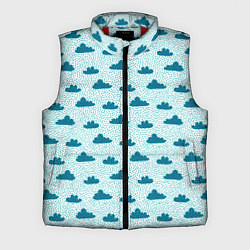 Мужской жилет Облака и дождь, цвет: 3D-красный