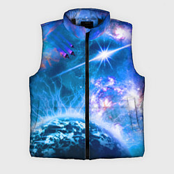 Мужской жилет Космос - планета и яркая звезда