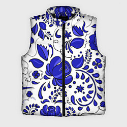 Мужской жилет Гжель, цвет: 3D-черный