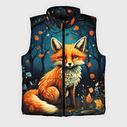 Мужской жилет Лиса в Folk Art стиле