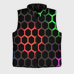 Мужской жилет Gradient hexagon genshin