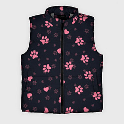 Мужской жилет Лапки котиков