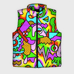 Мужской жилет Psychedelic acid, цвет: 3D-черный