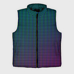 Мужской жилет Multicolored texture, цвет: 3D-черный