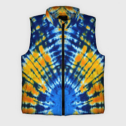 Мужской жилет Tie dye стиль хиппи, цвет: 3D-светло-серый