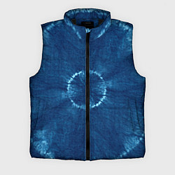 Мужской жилет Синий круг тай-дай