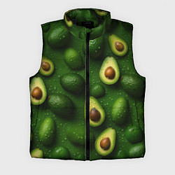Мужской жилет Сочная текстура из авокадо, цвет: 3D-черный