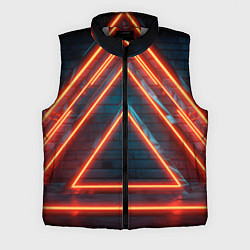Мужской жилет Треугольные неоновые линии