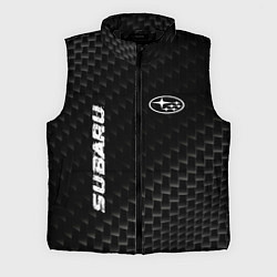 Мужской жилет Subaru карбоновый фон